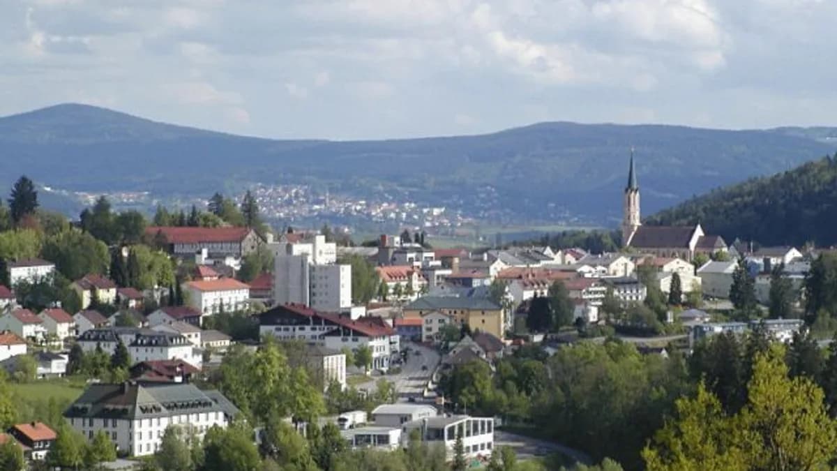 Stadtansicht von Freyung
