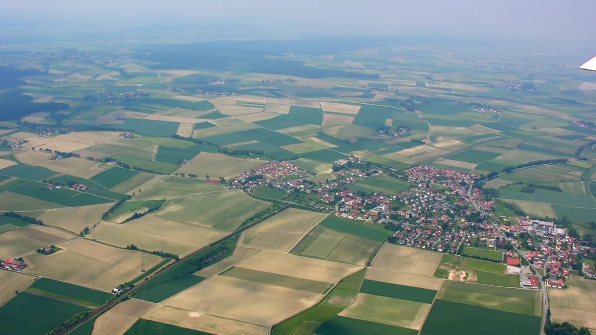 Stadtansicht von Künzing