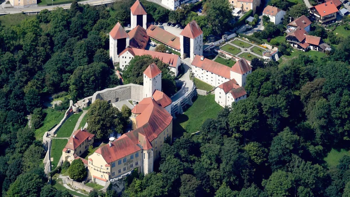 Stadtansicht von Neuburg am Inn