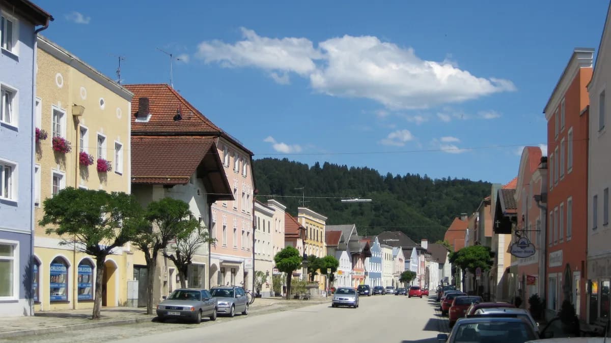 Stadtansicht von Obernzell