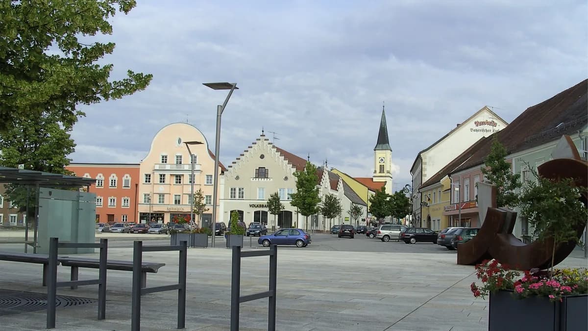 Stadtansicht von Osterhofen