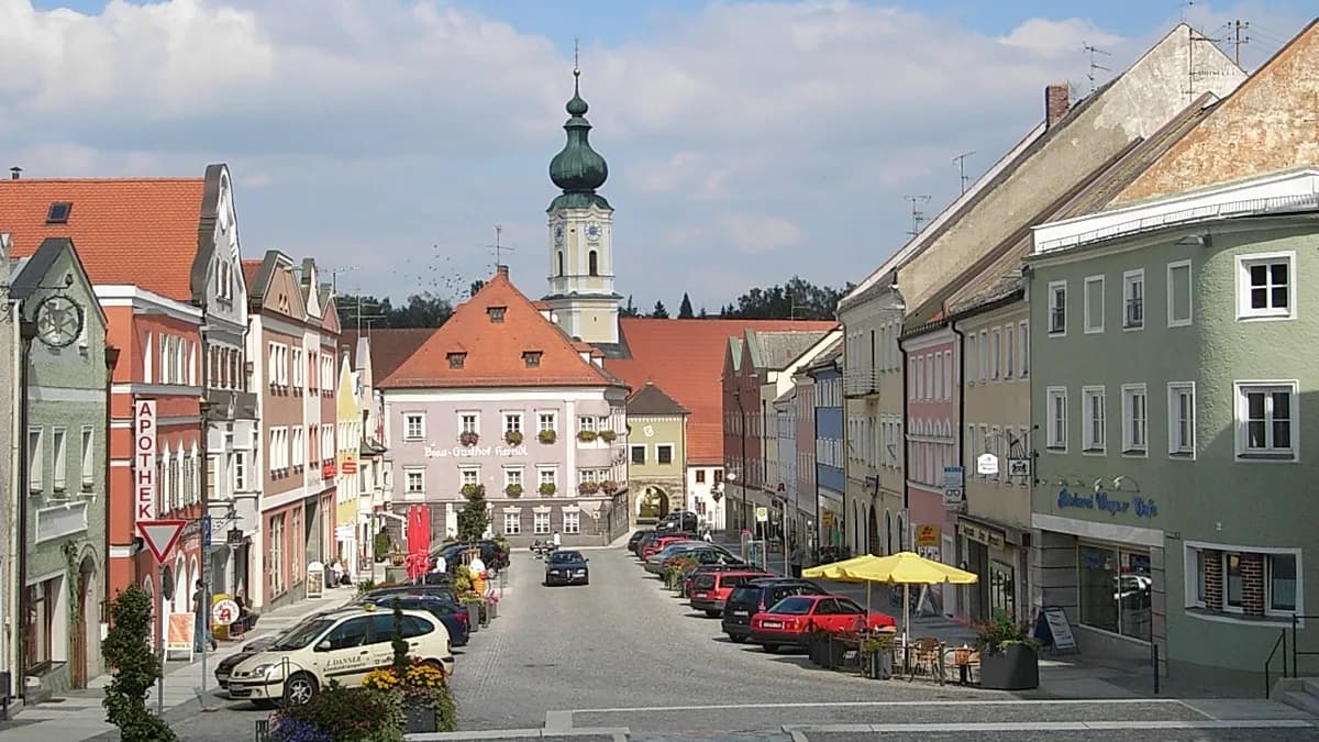 Stadtansicht von Rotthalmünster