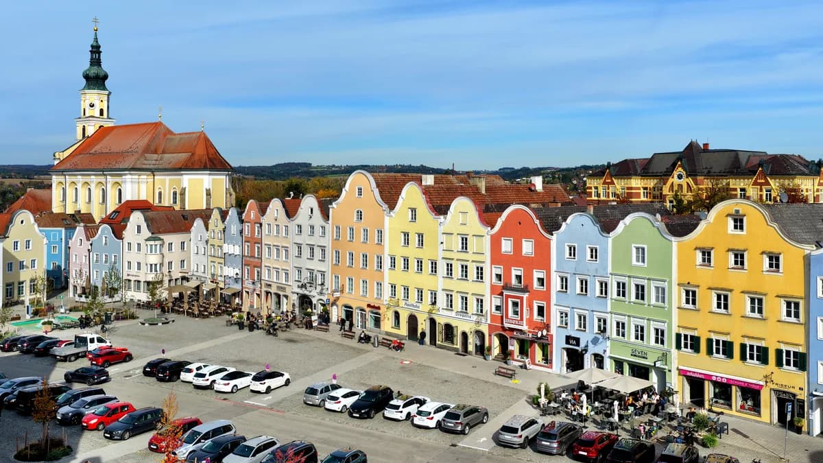 Stadtansicht von Schärding