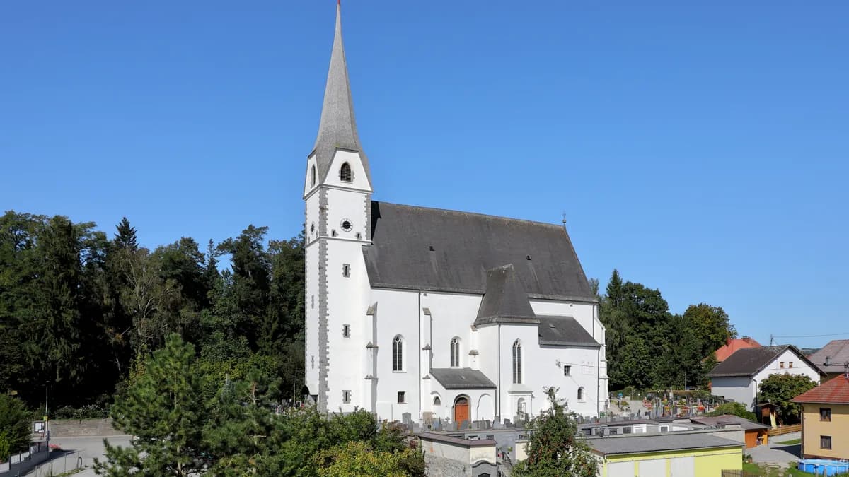 Stadtansicht von Taufkirchen an der Pram